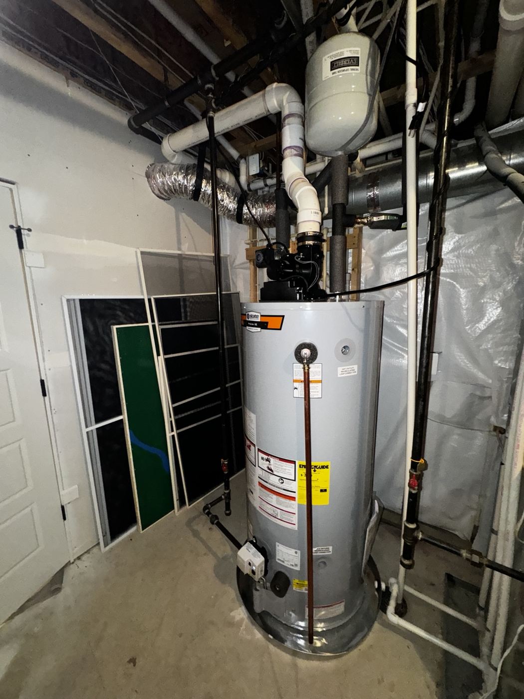 Gas water heater replacement completed by Mercy's Plumbing in Northern Virginia